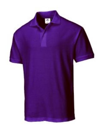 Picture of NAPLES POLO SHIRT PURPLE MENS 2XL