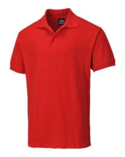 Picture of NAPLES POLO SHIRT RED MENS 2XL