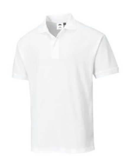 Picture of NAPLES POLO SHIRT WHITE MENS 2XL